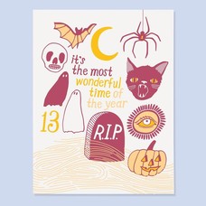 The Good Twin Halloween Time Card