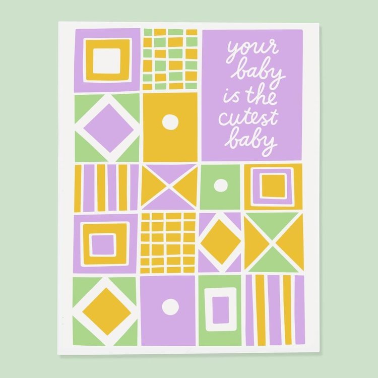 The Good Twin Cutest Baby Card