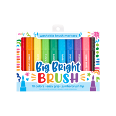 OOLY Big Bright Brush Markers - set of 10
