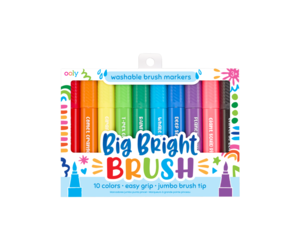 Big Bright Brush Markers - set of 10 - Wonder Fair Home Shopping Network