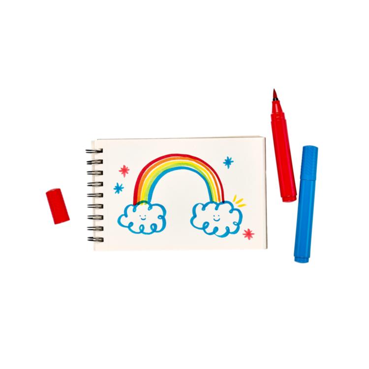 OOLY Big Bright Brush Markers - set of 10