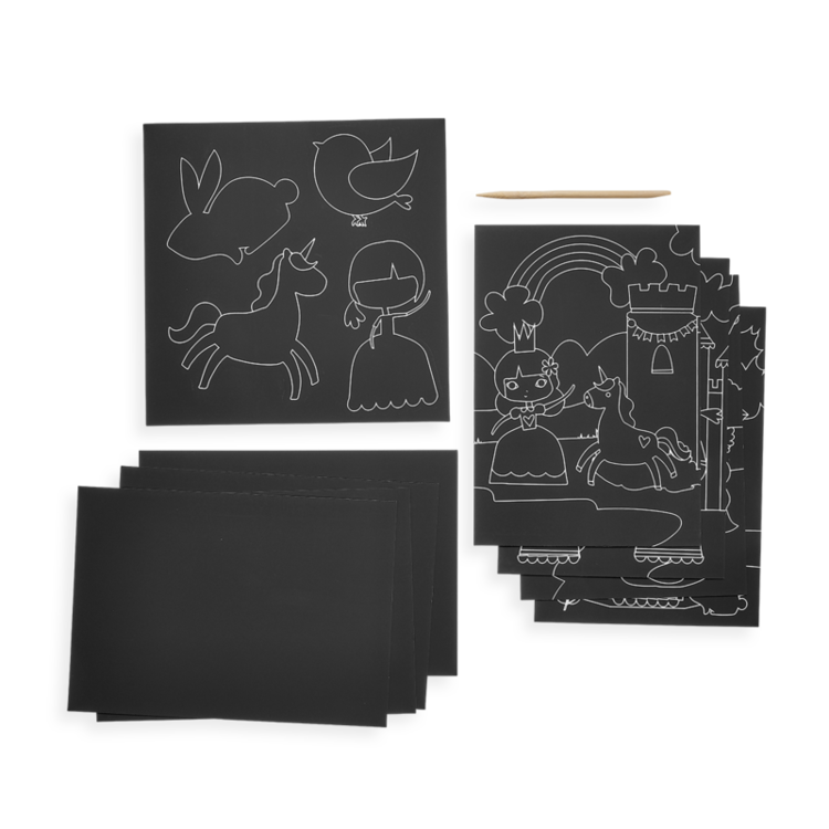 OOLY Scratch & Scribble - Princess Garden