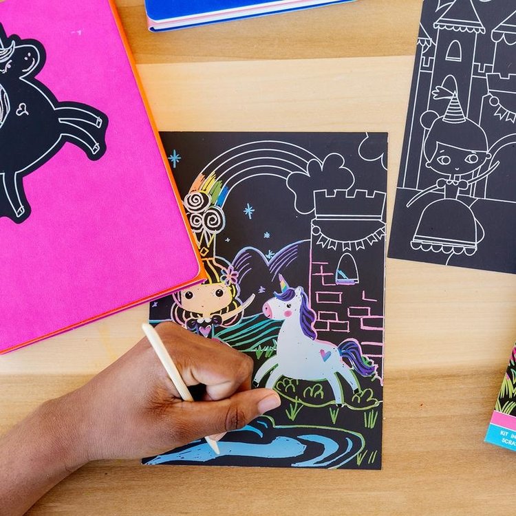 OOLY Scratch & Scribble - Princess Garden