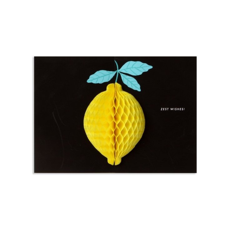 Up With Paper Lemon "Zest Wishes" Pop Up Card