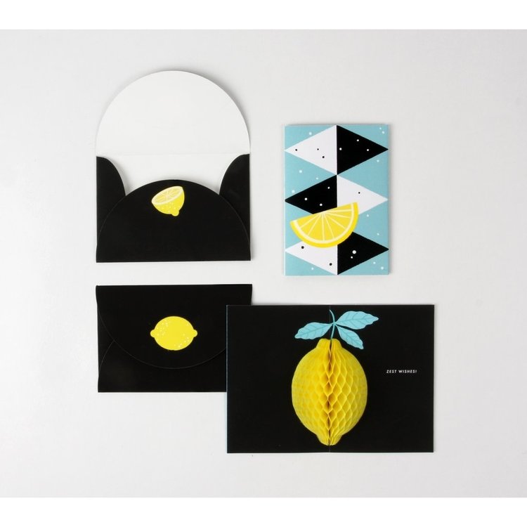 Up With Paper Lemon "Zest Wishes" Pop Up Card