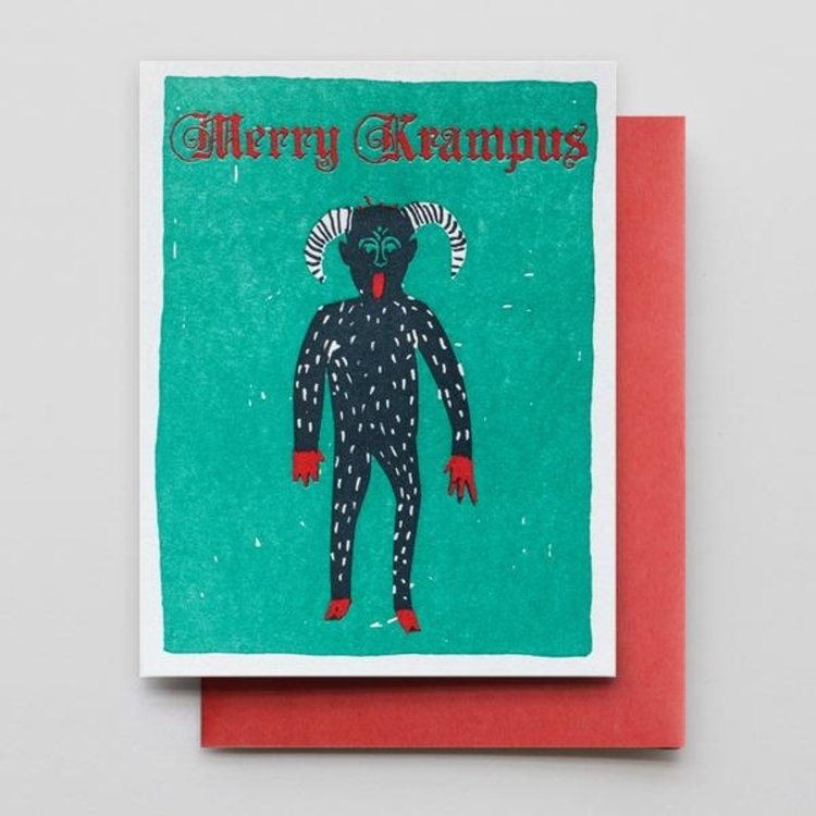 Hammerpress Merry Krampus Card