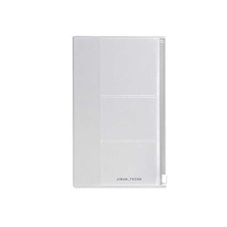 KOKUYO Jibun Techo - A5 Clear Zipper Pocket - Planner Accessory