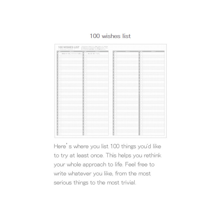 KOKUYO Jibun Techo - A5 Slim LIFE Book - Planner Accessory