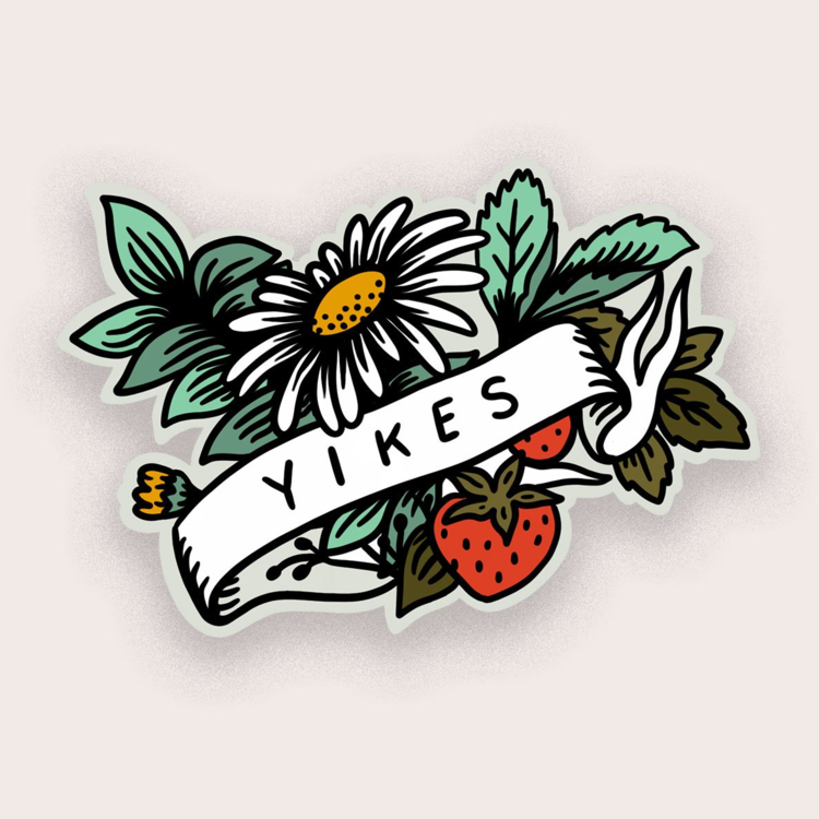 Stay Home Club Yikes Vinyl Sticker (SHC)