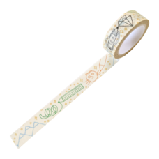 Wonder Fair Wonder Fair Multicolor Doodles Washi Tape