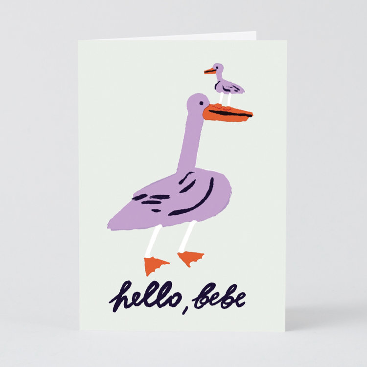 WRAP ‘Hello, Bebe’ Greeting Card