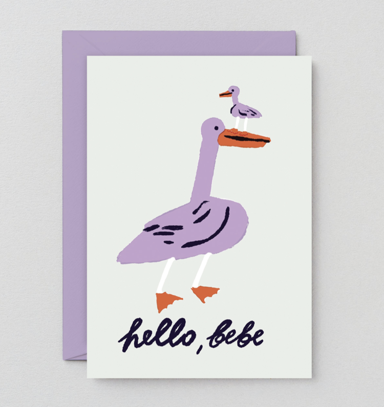 WRAP ‘Hello, Bebe’ Greeting Card