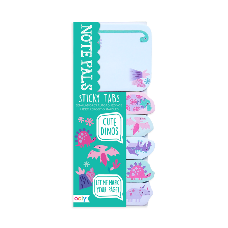 OOLY Note Pals Sticky Tabs - Cute Dinos