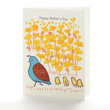 Ilee Papergoods Quails "Happy Mother's Day" Notecard