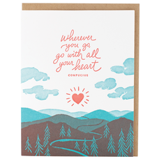 Smudge Ink All Your Heart Quote Congratulations Card
