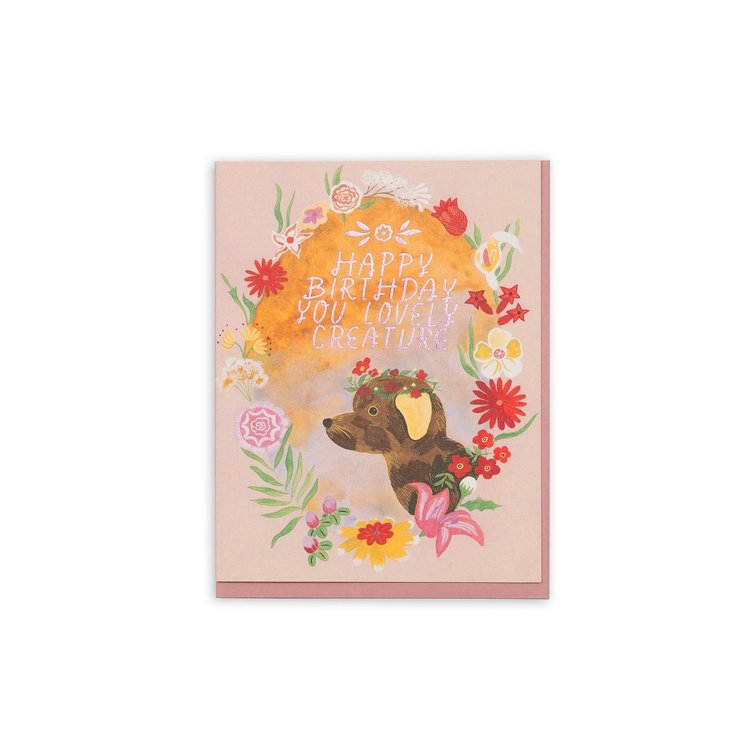 Small Adventure Lovely Creature Birthday Card