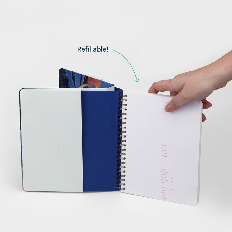 Mossery Stationery Undated Horizontal Planner - Komorebi