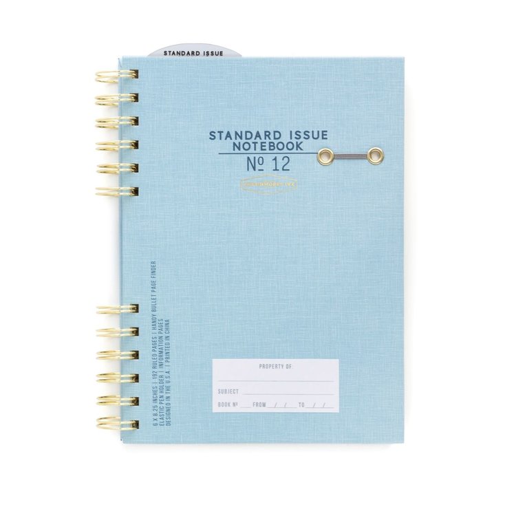 Design Works Ink Standard Issue Notebook No.12 - Blue