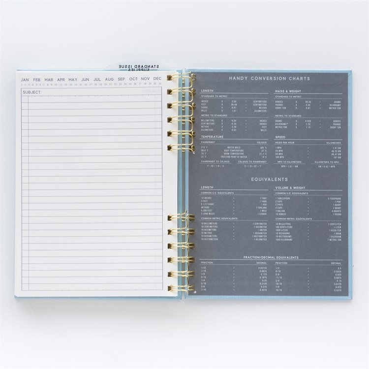 Design Works Ink Standard Issue Notebook No.12 - Blue