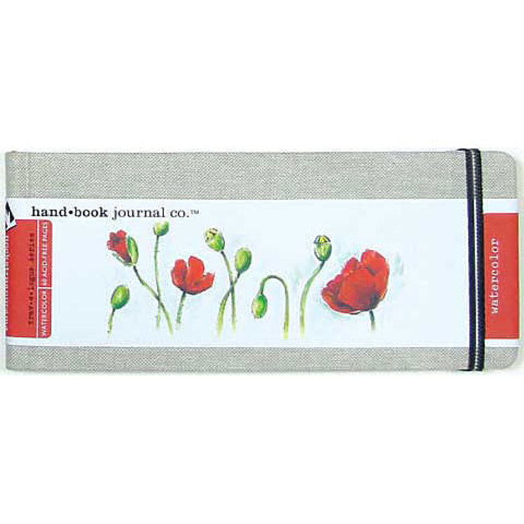 Global Art Materials Handbook Watercolor Journal 3.5 x 8.25 in