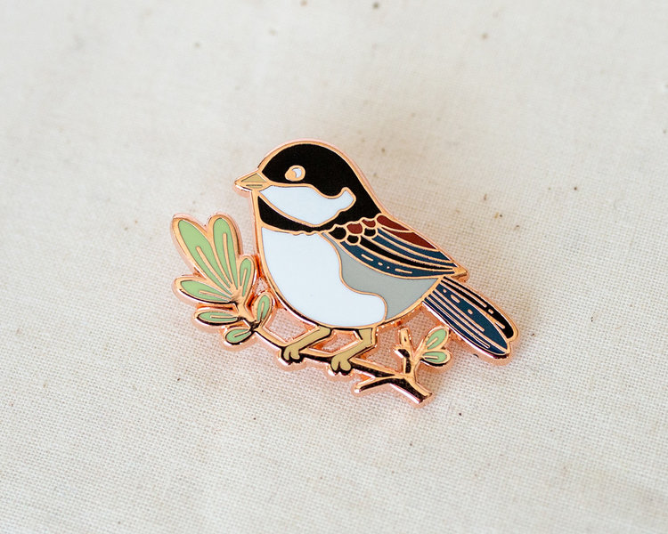 Wildship Studio Chickadee Enamel Pin