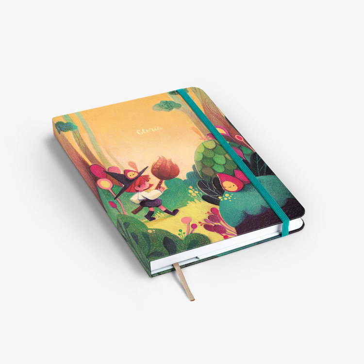 Mossery Stationery Threadbound Notebook - Forest Fable