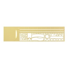 Midori Clip Ruler - Decorative Pattern