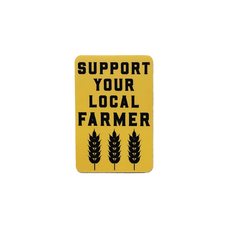 Wildflower Paper Company Support Your Local Farmer Sticker