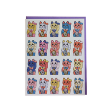 Ash + Chess Good Luck Cats Card - Ash + Chess