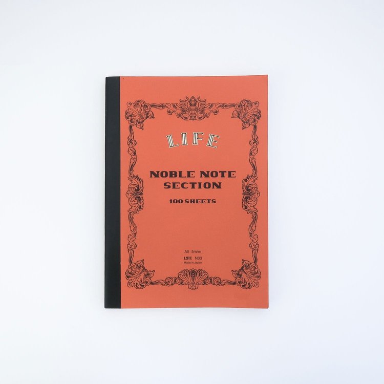 Life Co Ltd Stationery Noble Series Grid A5 Side-Bound Notebook