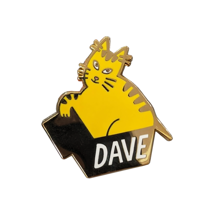 Wonder Fair Dave enamel pin by Wonder Fair / Keaton Flowers