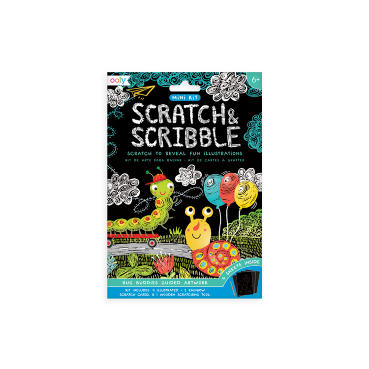 OOLY Mini Scratch & Scribble Art Kit
