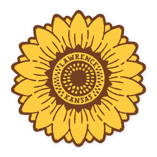 Wonder Fair Lawrence Kansas Sunflower Sticker