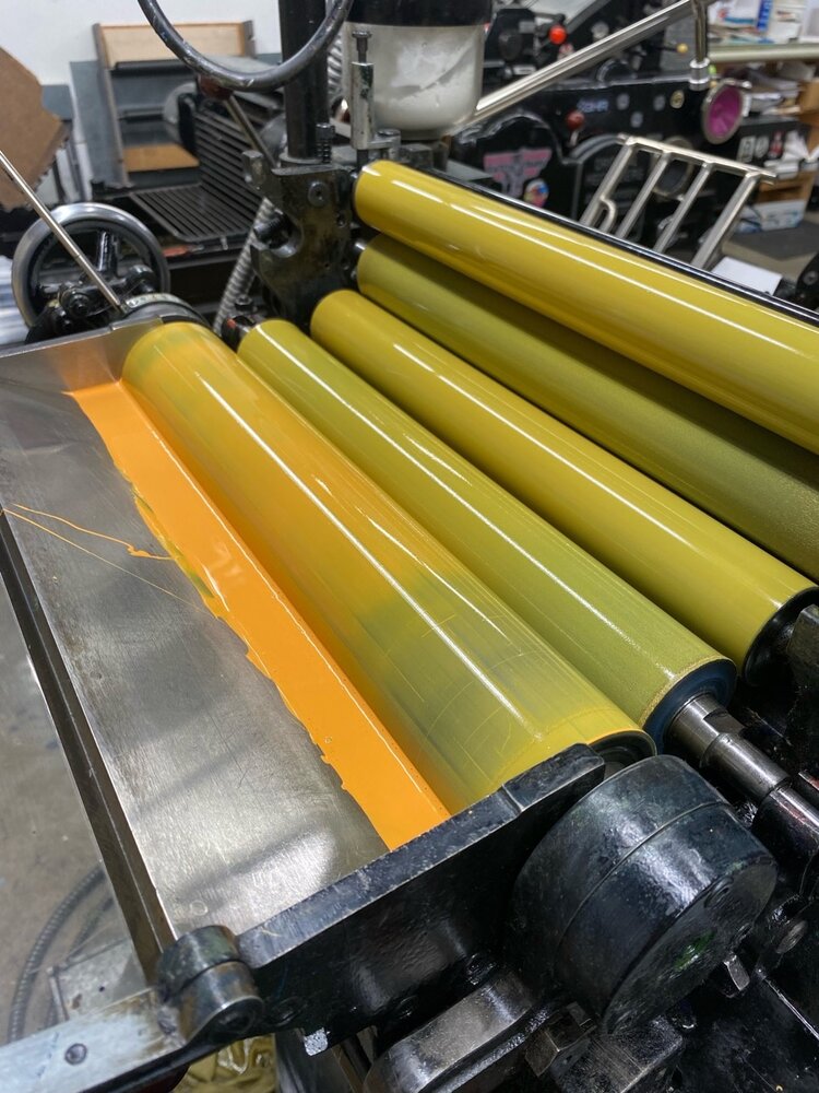 Wonder Fair Sunflower Letterpressed Coasters (set of 8)