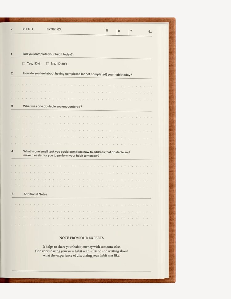 Therapy Notebooks The Build-a-Habit Guide