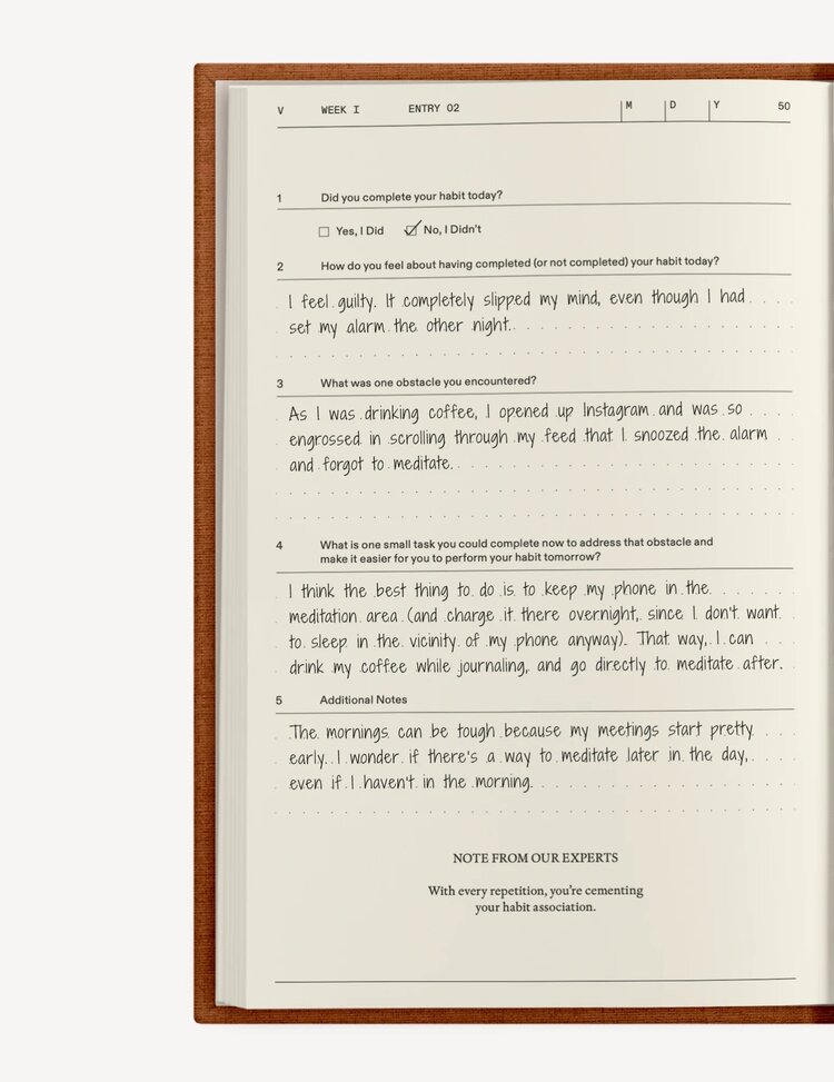 Therapy Notebooks The Build-a-Habit Guide