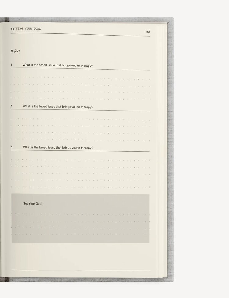 Therapy Notebooks The Therapy Journal Notebook