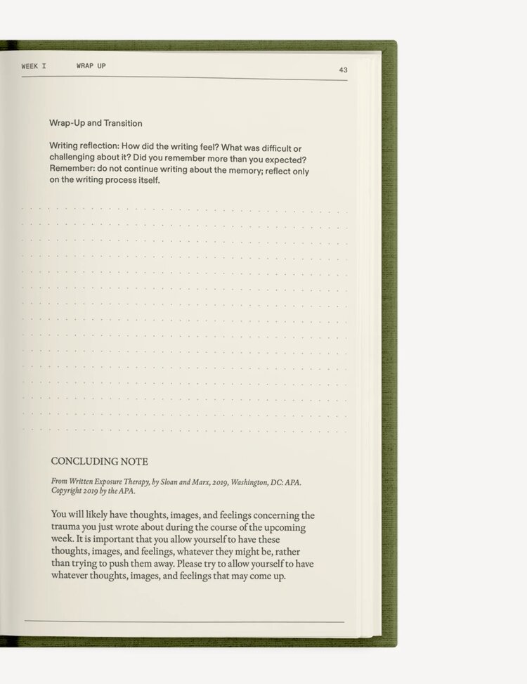 Therapy Notebooks The After-Trauma Notebook