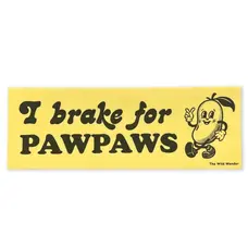 The Wild Wander I Brake for Pawpaws Sticker