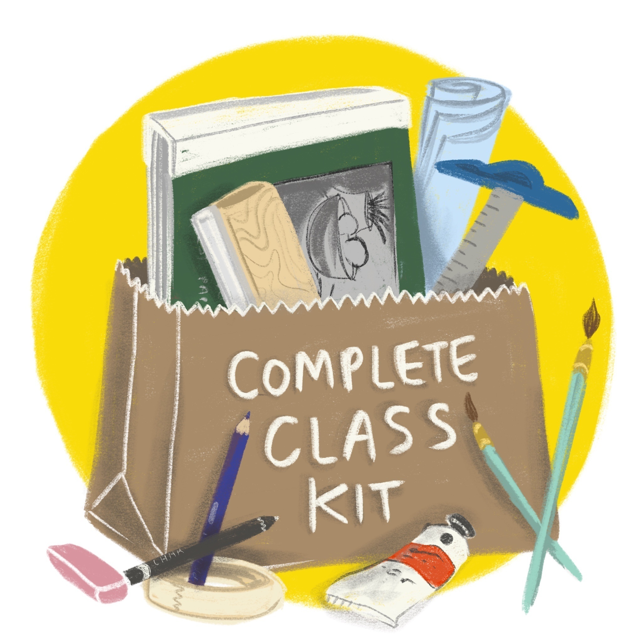 Class Kit: ART 101 Drawing I with Sadie Goll FA23