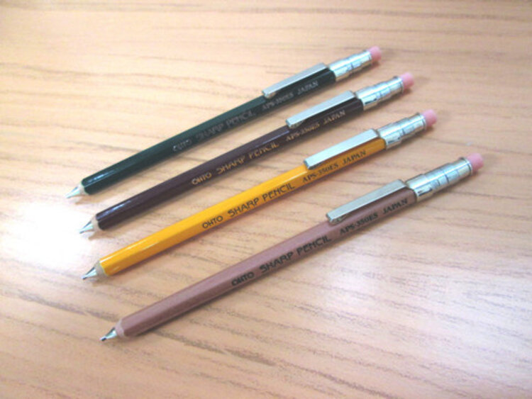 OHTO 0.5mm Mini Wooden Mechanical Pencil