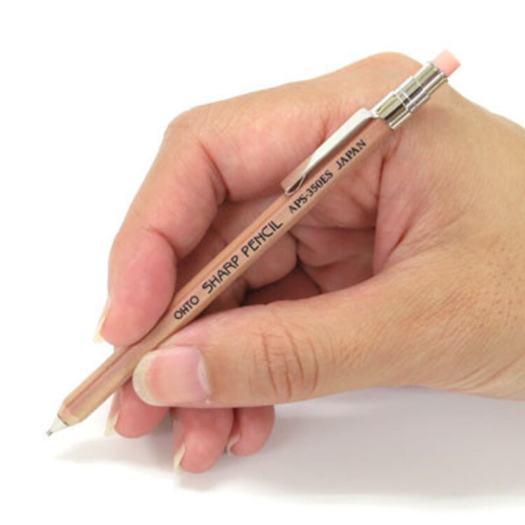OHTO 0.5mm Mini Wooden Mechanical Pencil