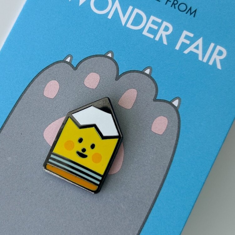 Wonder Fair Wonder Friends Pencil Enamel Pin