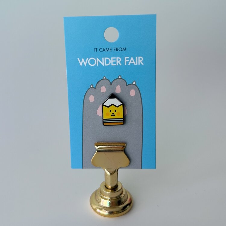 Wonder Fair Wonder Friends Pencil Enamel Pin