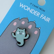 Wonder Fair Wonder Friends Ghost Cat Enamel Pin