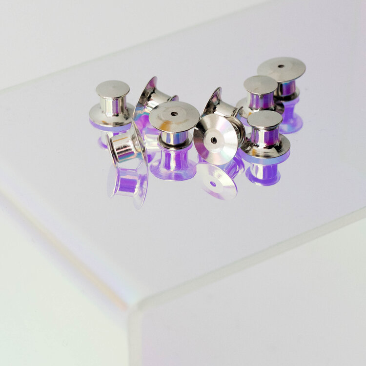 Wonder Fair Set of 10 locking enamel pin backs