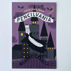 Wonder Fair WF Pencilvania Count Leadula Postcard