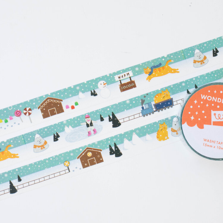 Wonder Fair Wonder Fair Snowcano Washi Tape