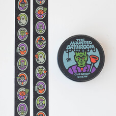 Wonder Fair Haunted Bathroom Cleanup Crew Washi Tape