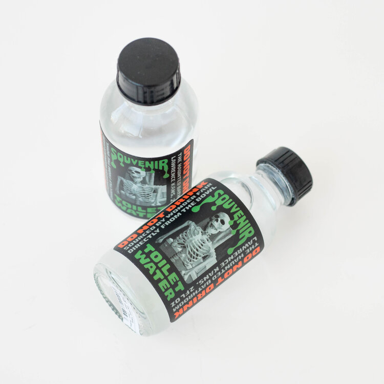 Wonder Fair Haunted Bathroom Souvenir Toilet Water - Clear Bottle